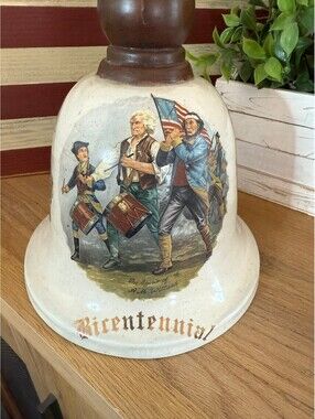 Bicentennial 1776-1976 Commemorative Hand Bell with Handle